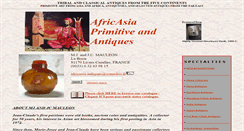 Desktop Screenshot of africasia-primitive-and-antiques.com